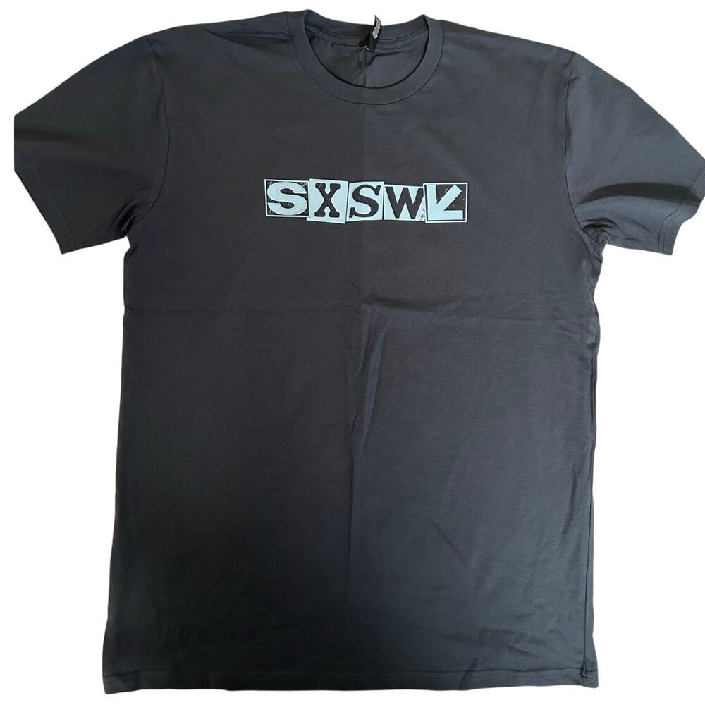 NWOT SXSW x MMIW Awareness T-Shirt - Red Hand Logo Austin TX - AS Colour LG